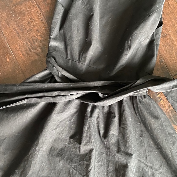 Lauren James Emerson Black Low Back Tie Dress - Picture 2 of 3